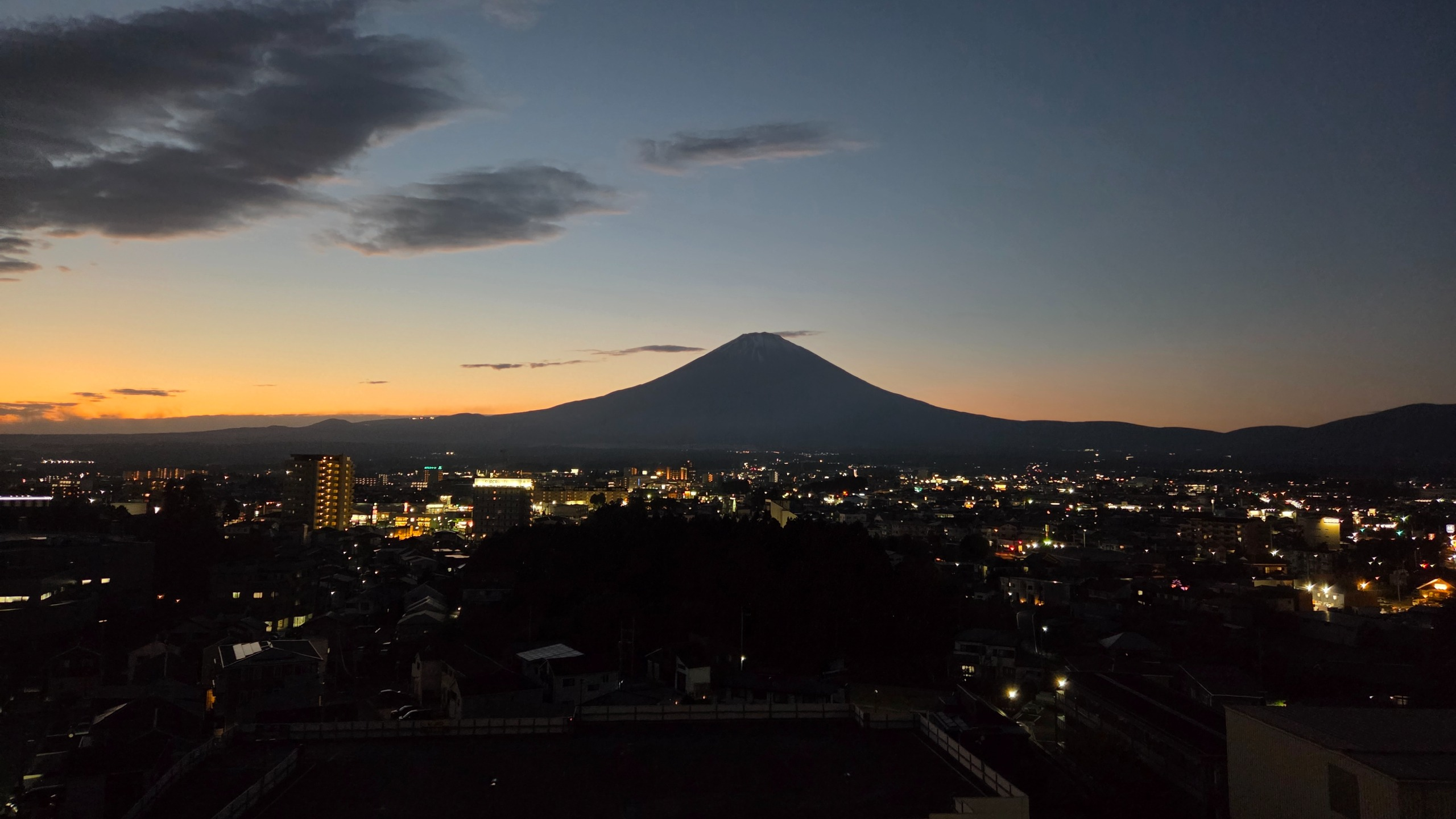 御殿場の写真 富士山が写っている